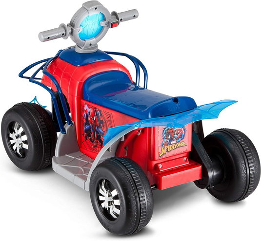 Marvel's Spider-Man Premium Toddler Quad Ride-On for Kids Ages 18-30 Months by Kid Trax