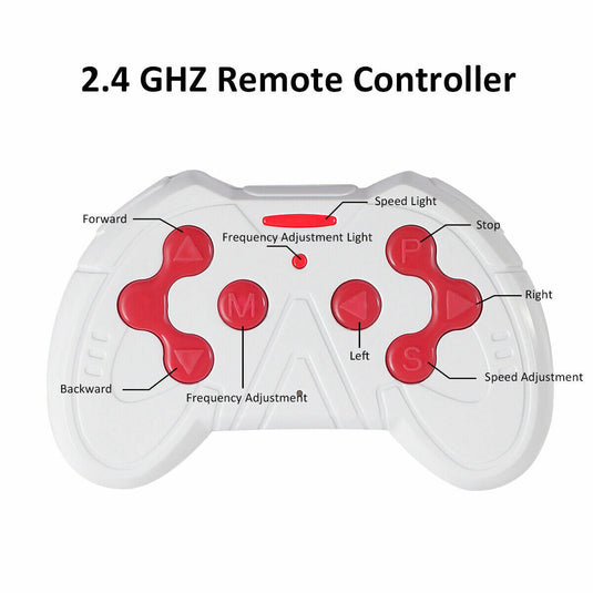 Maserati Licensed Kids Ride-On Car with RC Remote Control, LED Lights, and MP3 Player - Red