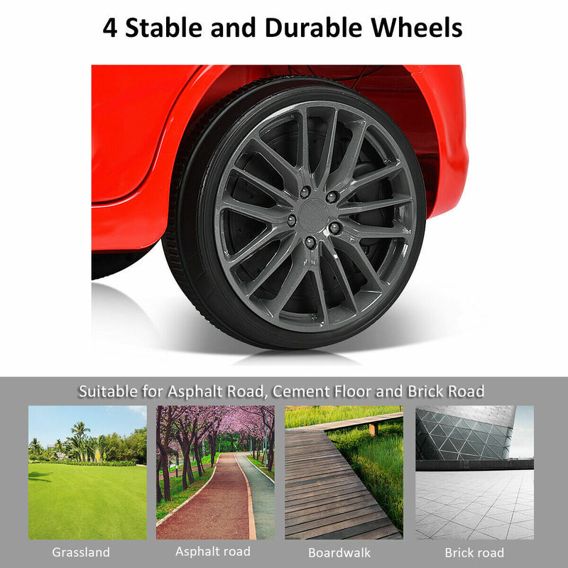 Load image into Gallery viewer, Maserati Licensed Kids Ride-On Car with RC Remote Control, LED Lights, and MP3 Player - Red
