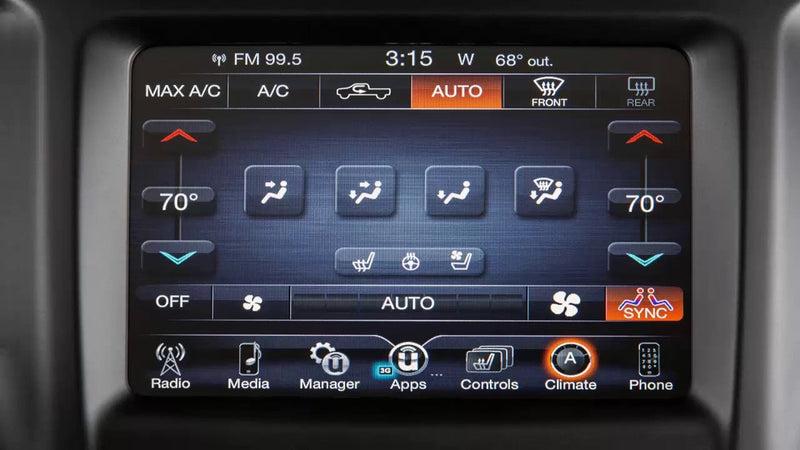 Load image into Gallery viewer, 2019-2024 Ram 1500 2500 3500 Manual to Auto Climate Control Conversion Kit
