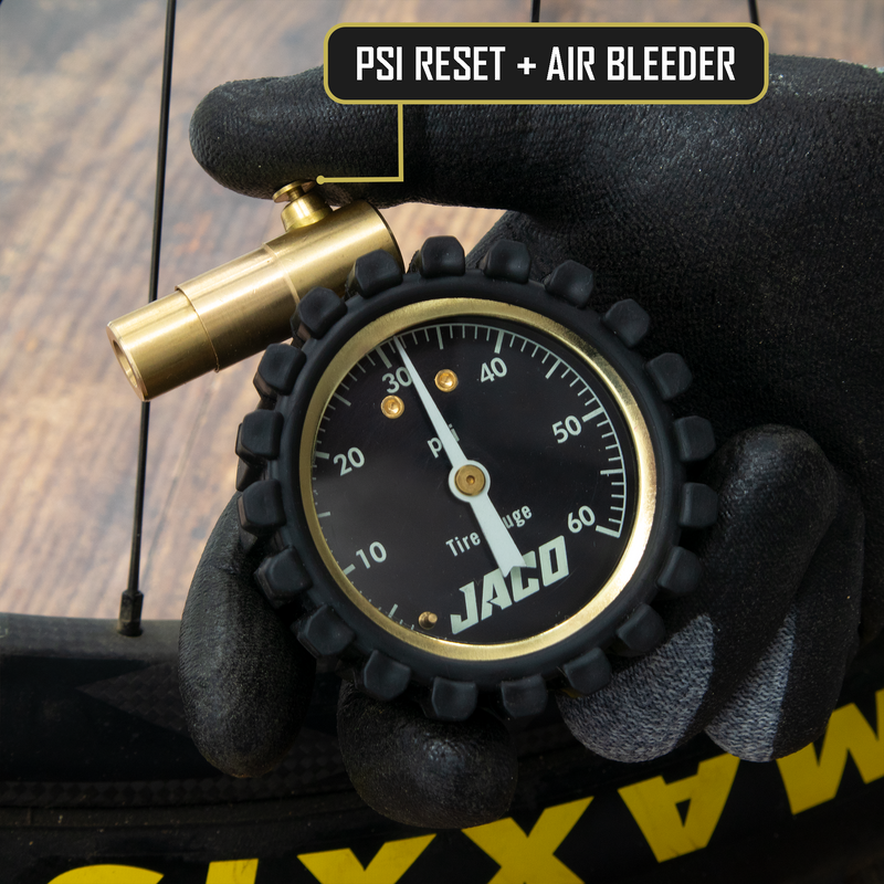 Load image into Gallery viewer, MBX-60 Presta Tire Pressure Gauge for Bikes (Max 60 PSI) | MTB &amp; XC Series
