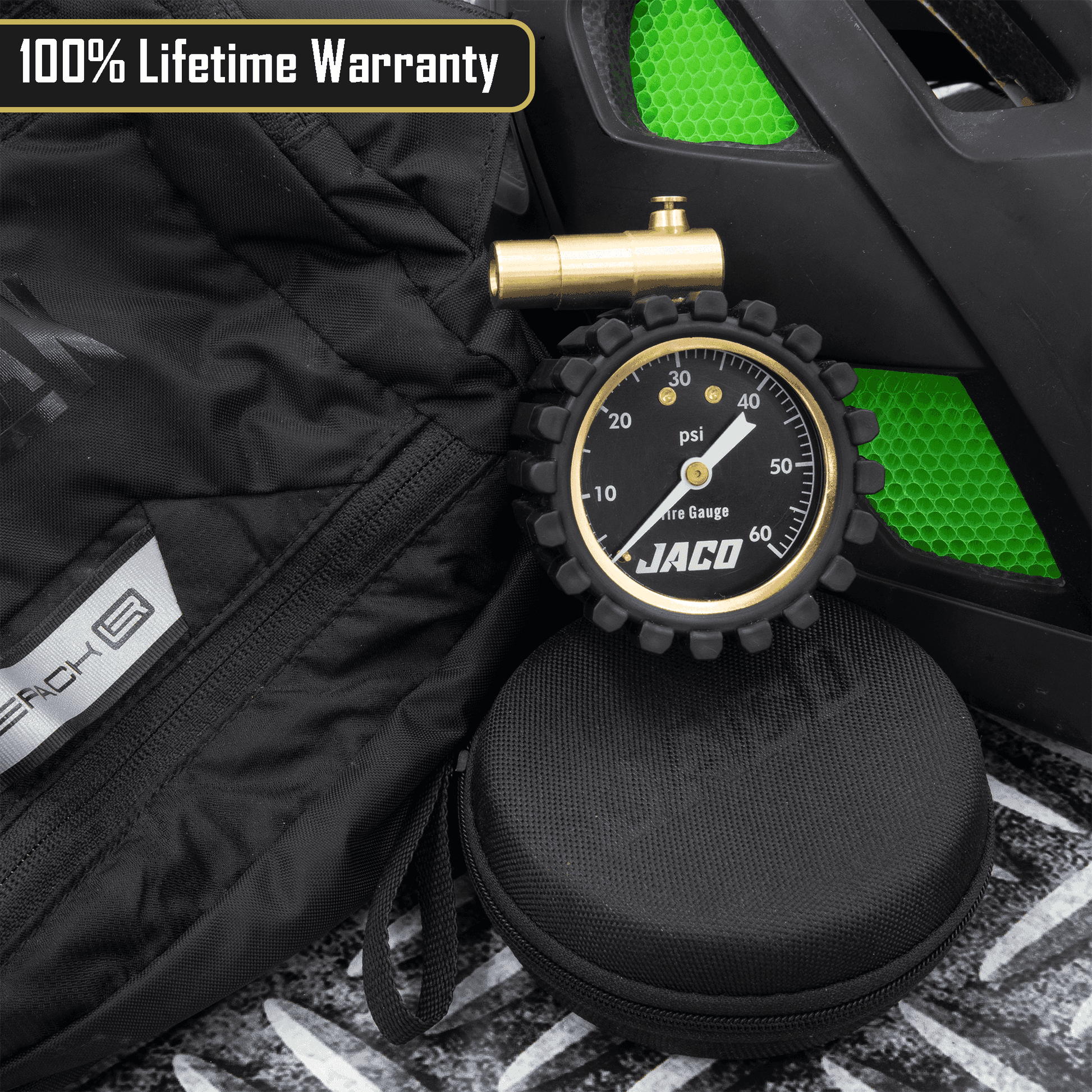 MBX-60 Presta Tire Pressure Gauge for Bikes (Max 60 PSI) | MTB & XC Series - Skoutley Outdoors LLC