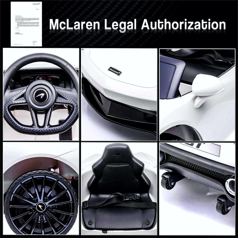 Load image into Gallery viewer, McLaren Ride On Car for Kids: 12V Electric with Remote Control
