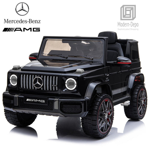 AMG G63 Licensed Ride On Car with Remote Control and Music - 12V SUV Toy by Mercedes Benz