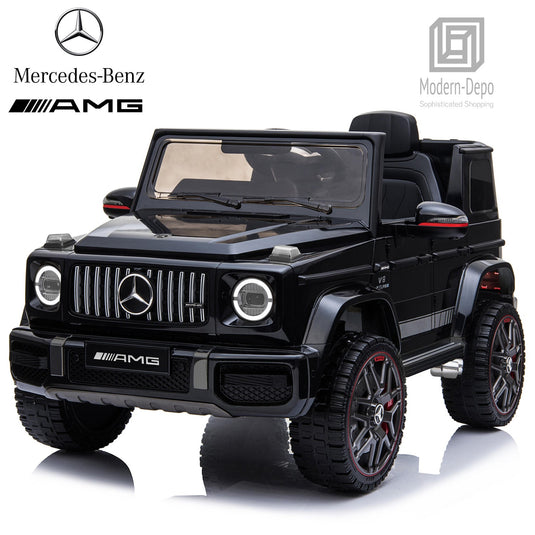 AMG G63 Licensed Ride On Car with Remote Control and Music - 12V SUV Toy by Mercedes Benz