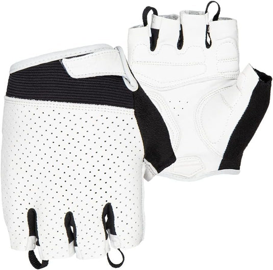 Lizard Skins Aramus Classic Leather Cycling Gloves V2 – Unisex (Diamond White, X-Small)