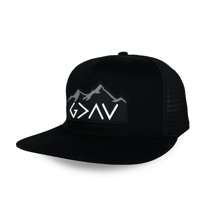 Load image into Gallery viewer, God Is Greater Than The Highs and Lows Trucker Hat
