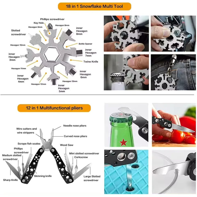 Load image into Gallery viewer, 31 Pieces in 1 Bag Survival Gear and Equipment
