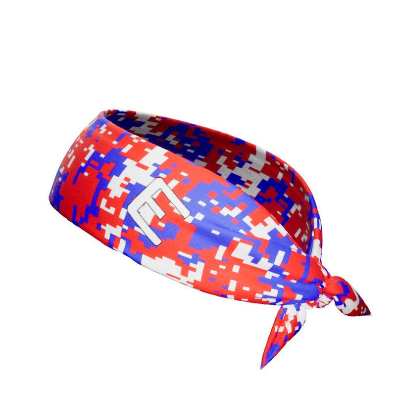 Load image into Gallery viewer, RWB Digi Camo Tie Headband
