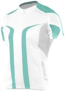 Load image into Gallery viewer, 2XU Elite Sublimated Cycle Jersey Women&#39;s White/Watermelon X-Small
