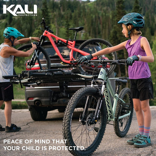 KALI PROTECTIVES Chakra Youth Bicycle Helmet - Monster Blue