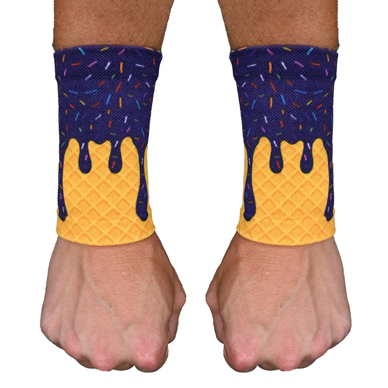 Load image into Gallery viewer, Purple Ice Cream Wrist Support Sleeves
