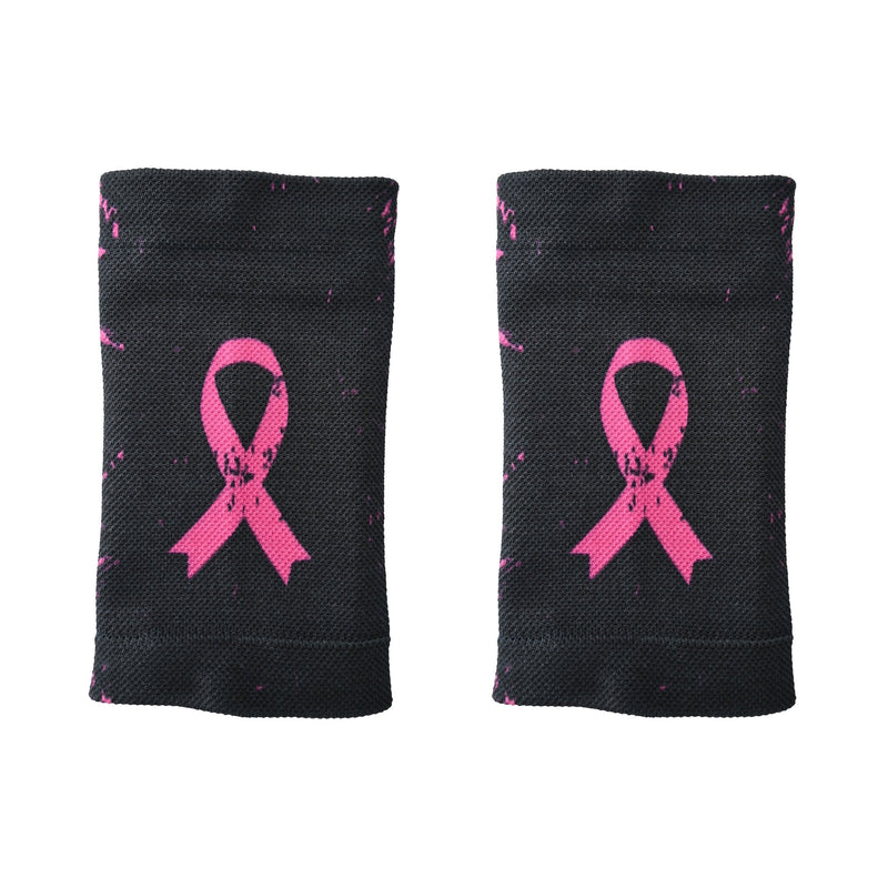 Load image into Gallery viewer, Pink Splattered Breast Cancer Wrist Support Sleeves
