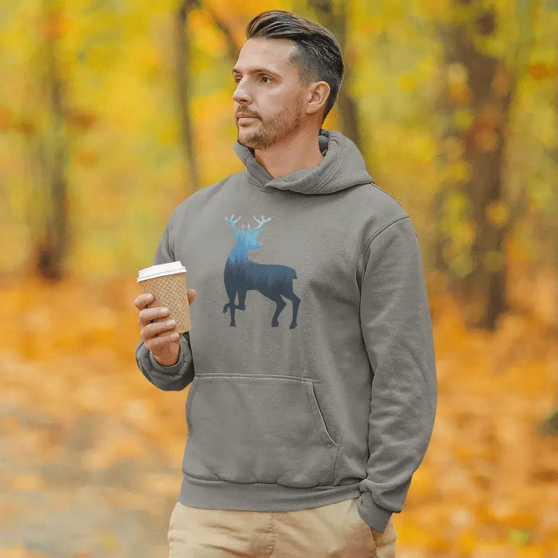 Load image into Gallery viewer, Deer Color 2 Mens Hoodie
