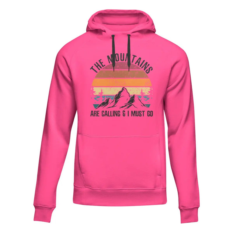 Load image into Gallery viewer, Hiking The Mountains Are Calling Hoodie
