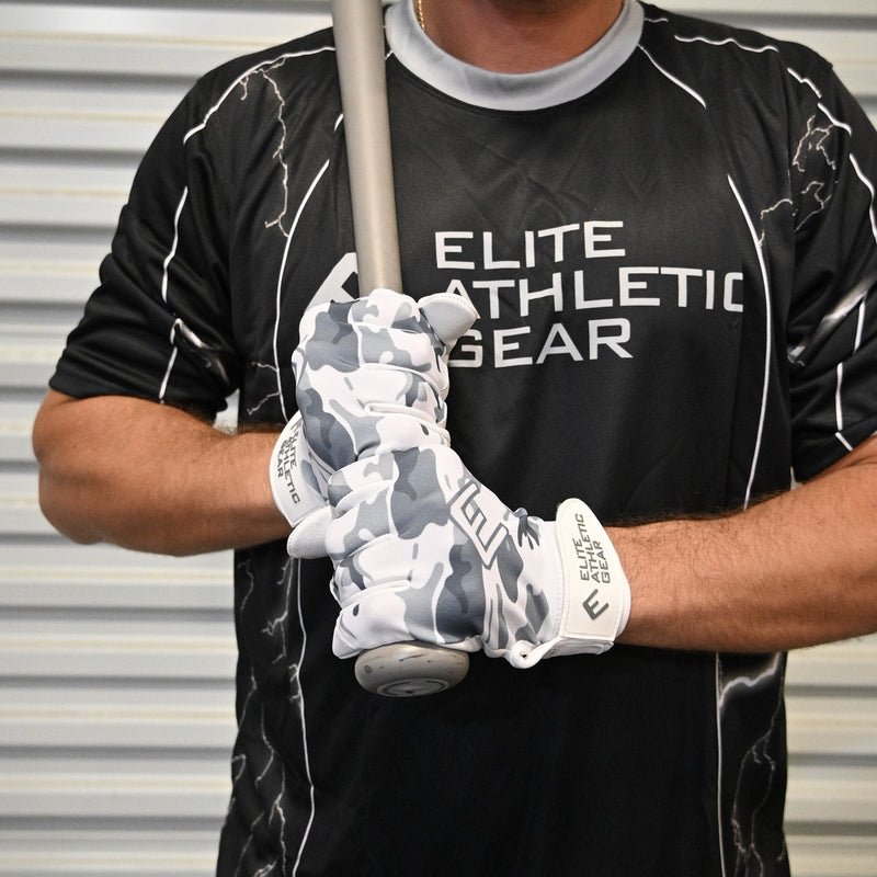Load image into Gallery viewer, Snow Camo Batting Gloves
