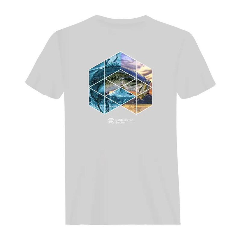 Load image into Gallery viewer, Fishing Geometry Man T-Shirt
