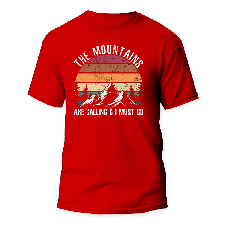 Load image into Gallery viewer, Hiking The Mountains Are Calling T-Shirt
