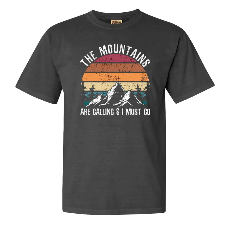 Load image into Gallery viewer, Hiking The Mountains Are Calling T-Shirt
