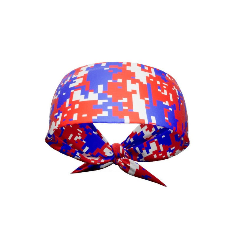 Load image into Gallery viewer, RWB Digi Camo Tie Headband
