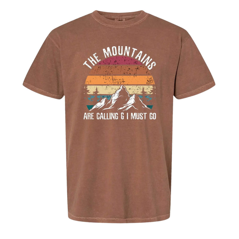 Load image into Gallery viewer, Hiking The Mountains Are Calling T-Shirt
