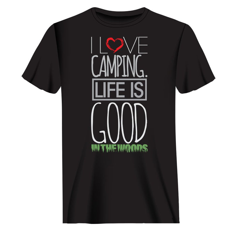 Load image into Gallery viewer, I Love Camping In The Woods T-Shirt for Men
