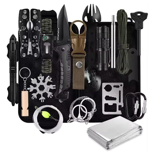 31 Pieces in 1 Bag Survival Gear and Equipment