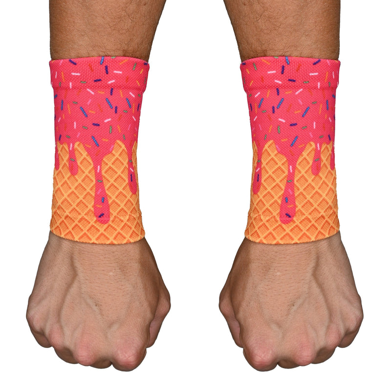 Load image into Gallery viewer, Pink Ice Cream Wrist Support Sleeves
