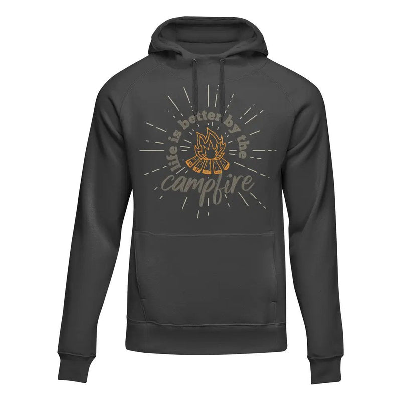 Load image into Gallery viewer, Life Is Better Campfire Adult Fleece Hoodie
