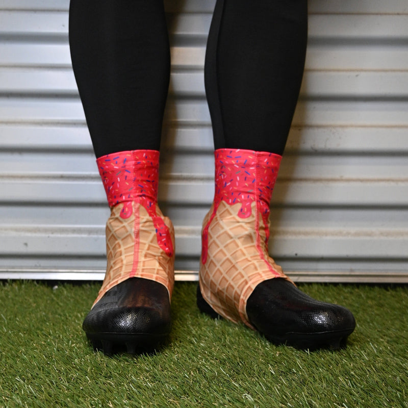 Load image into Gallery viewer, Pink Ice Cream Cleat Covers
