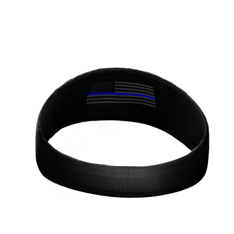 Load image into Gallery viewer, Tactical Thin Blue Line USA Flag Headband
