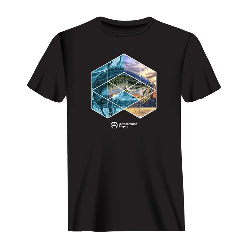 Load image into Gallery viewer, Fishing Geometry Man T-Shirt

