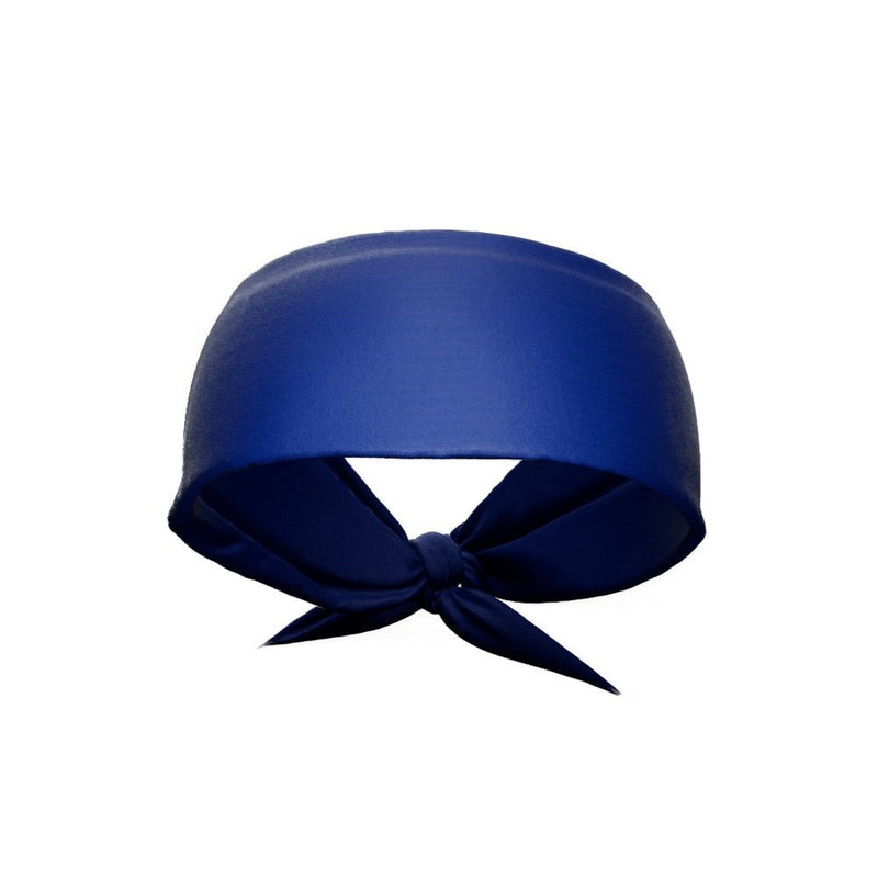Load image into Gallery viewer, Blue Tie Headband
