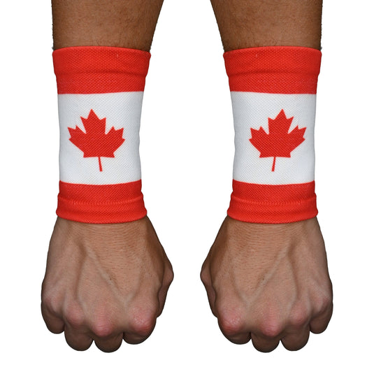 Canada Flag Wrist Support Sleeves
