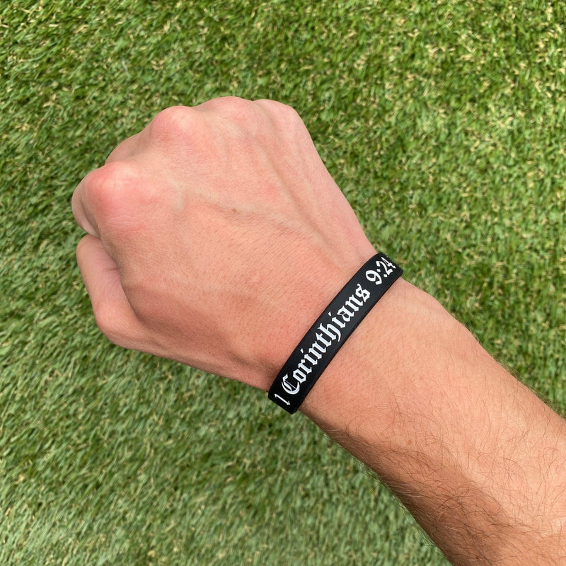 Load image into Gallery viewer, 1 Corinthians 9:24 Wristband
