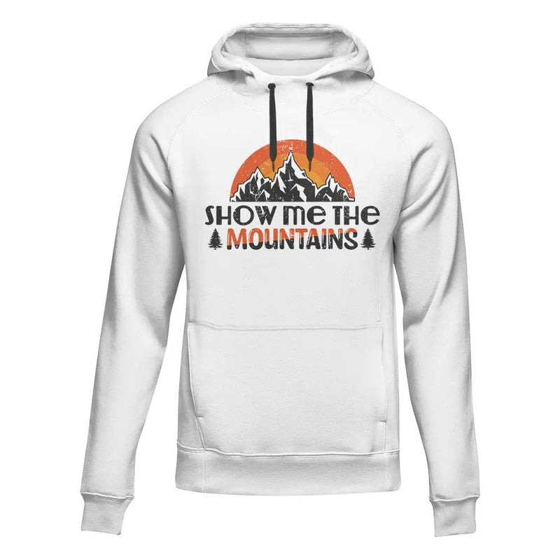 Load image into Gallery viewer, Hiking Show Me To The Mountains Adult Fleece Hooded Sweatshirt
