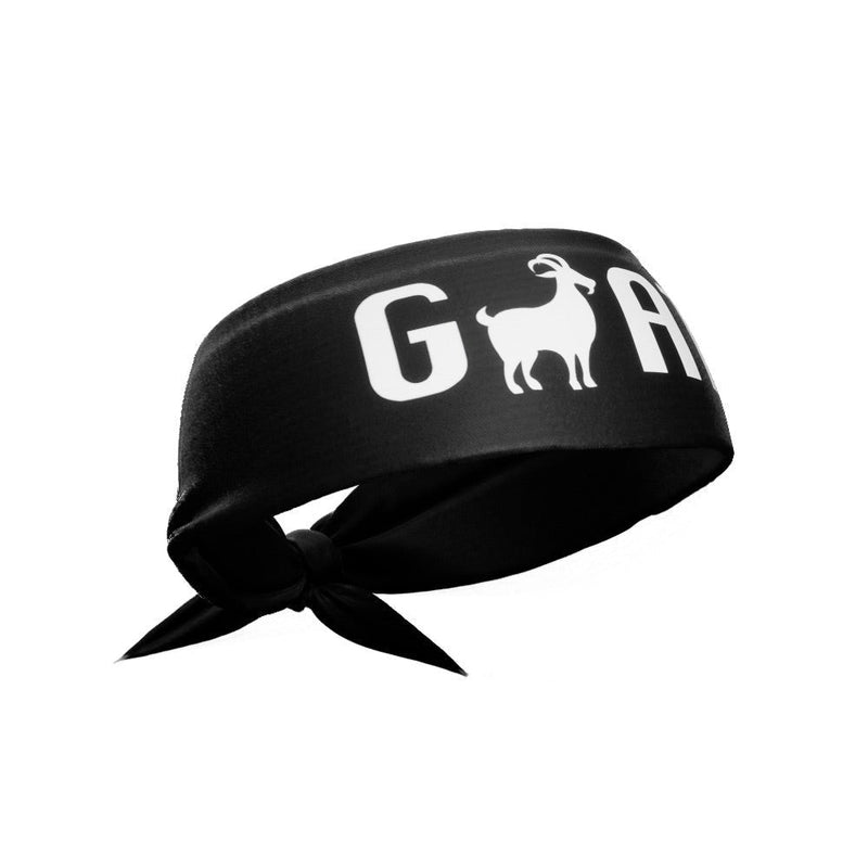 Load image into Gallery viewer, GOAT Tie Headband (Black)
