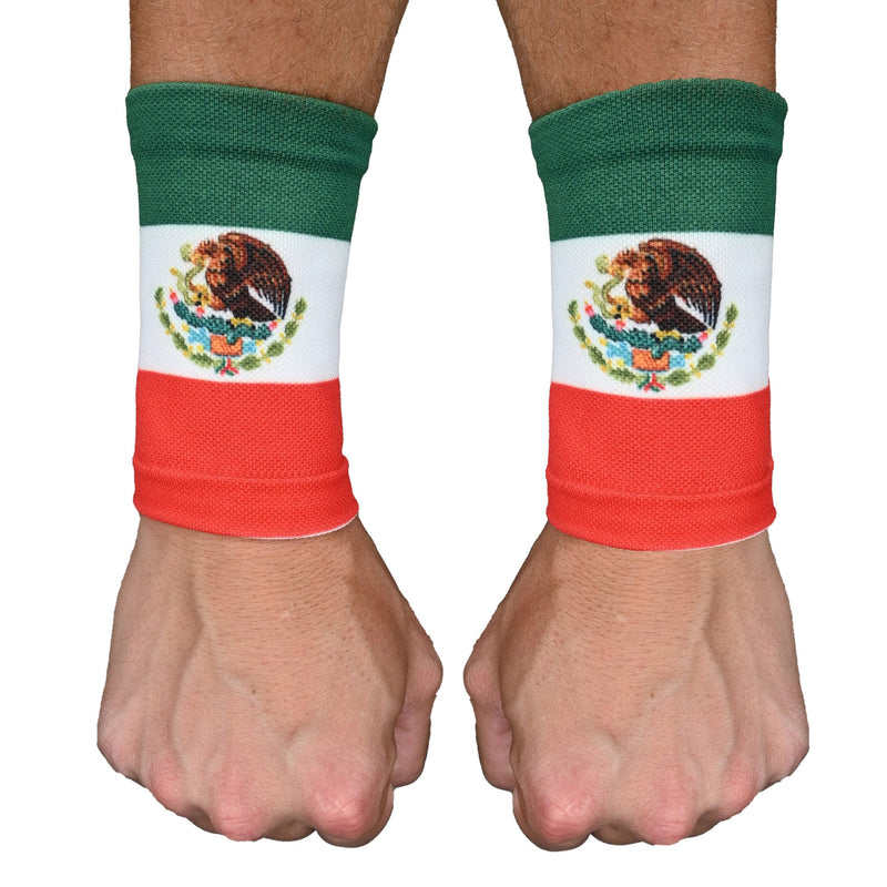 Load image into Gallery viewer, Mexico Flag Wrist Support Sleeves
