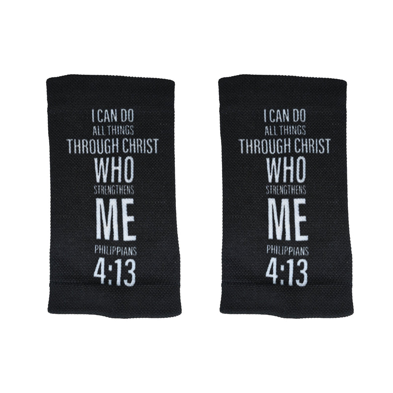 Load image into Gallery viewer, Philippians 4:13 Cross Wrist Support Sleeves
