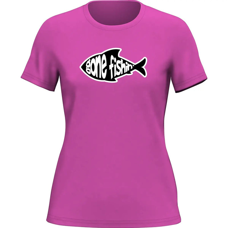 Load image into Gallery viewer, Gone Fishing v3 T-Shirt for Women
