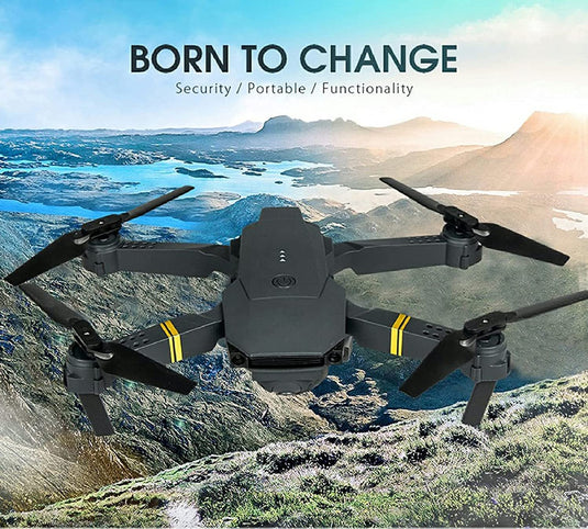 4K HD Dual Camera RC FPV WiFi Portable Wide Angle Foldable Quadcopter Drone