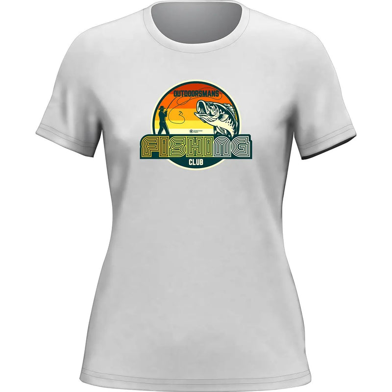 Load image into Gallery viewer, Outdoorsman Fishing Club 80 T-Shirt for Women
