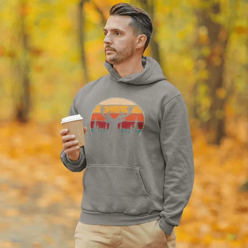 Load image into Gallery viewer, Deer Color Men Hoodie
