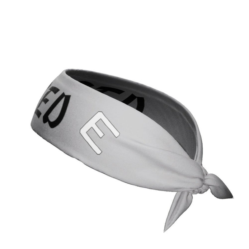 Load image into Gallery viewer, Grey BLESSED Tie Headband
