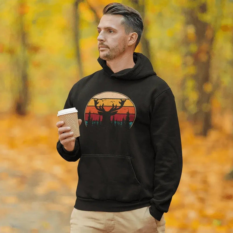 Load image into Gallery viewer, Deer Color Men Hoodie
