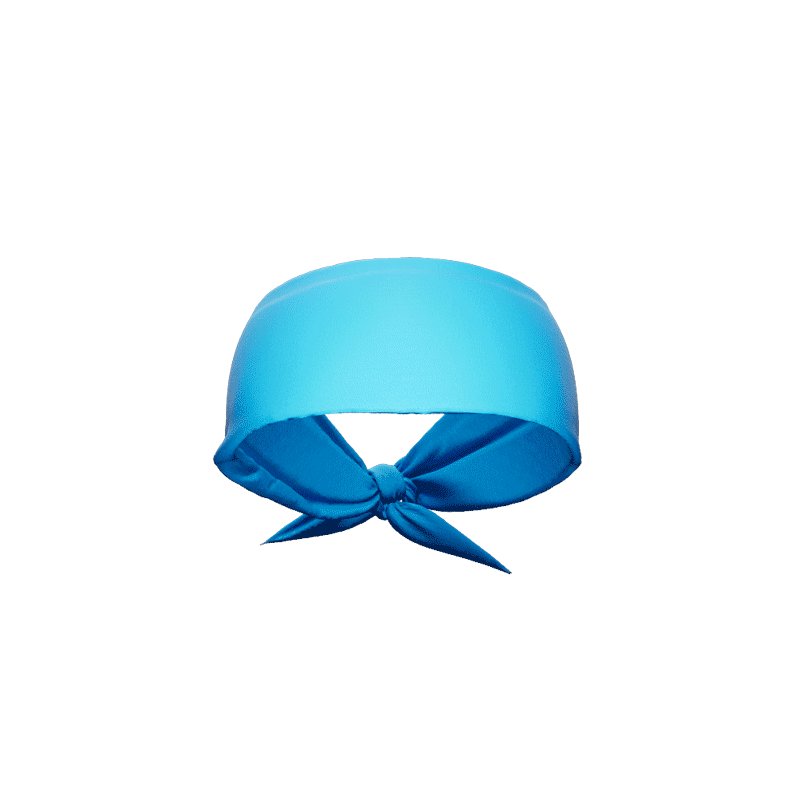 Load image into Gallery viewer, Light Blue Tie Headband
