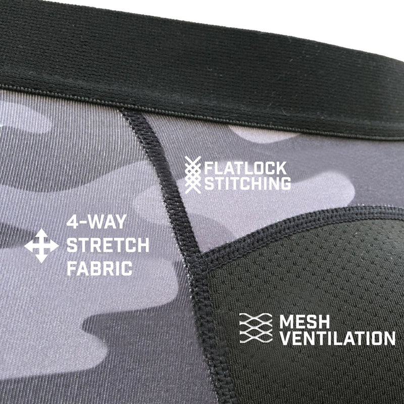 Load image into Gallery viewer, Blackout Camo Compression Tights
