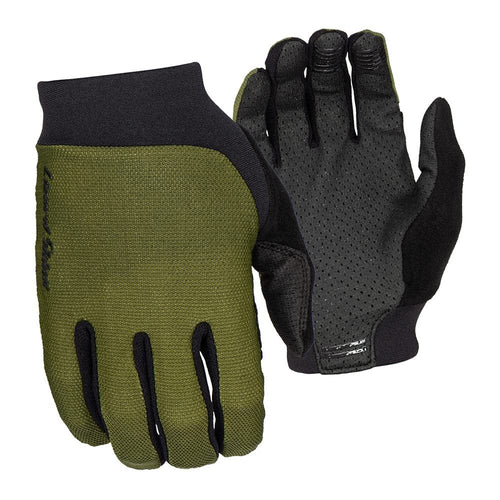 Lizard Skins Monitor Ignite Long Finger Cycling Gloves – Olive Green (XS, S)