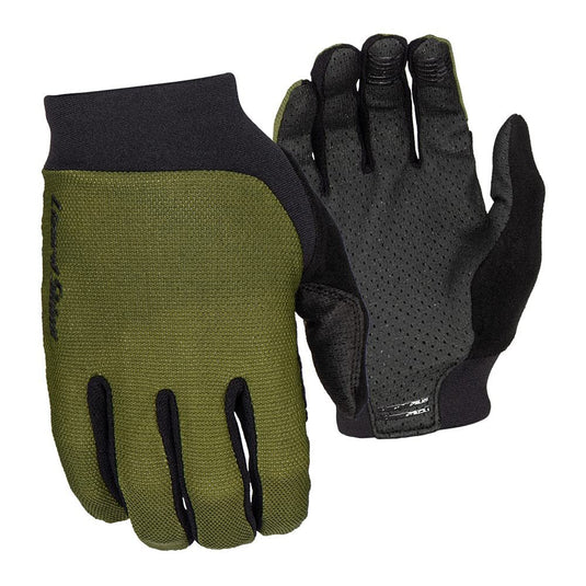 Lizard Skins Monitor Ignite Long Finger Cycling Gloves – Olive Green (XS, S)