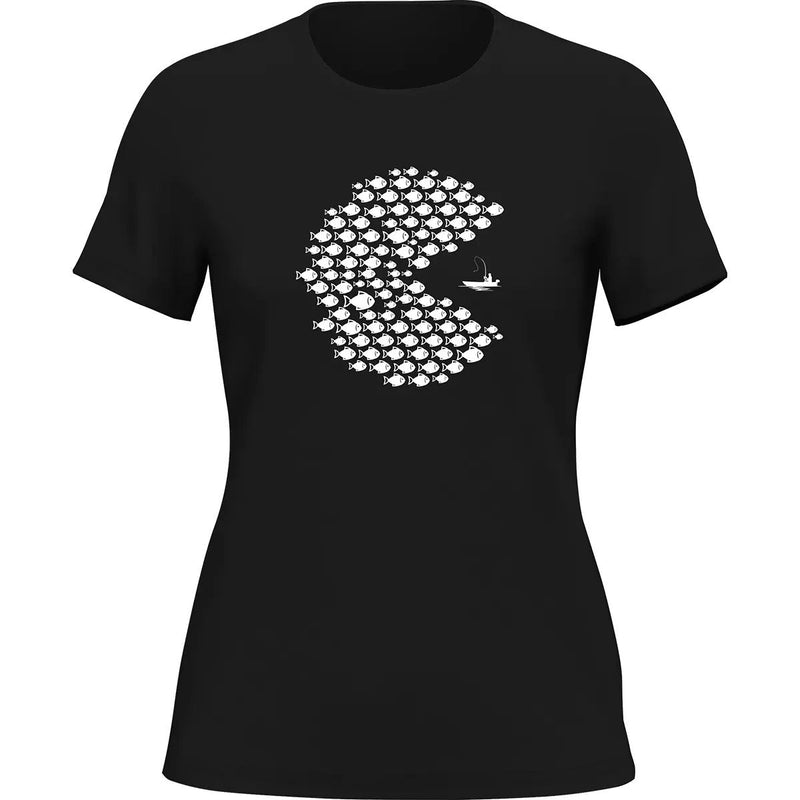 Load image into Gallery viewer, Fishing Pacman Style T-Shirt for Women
